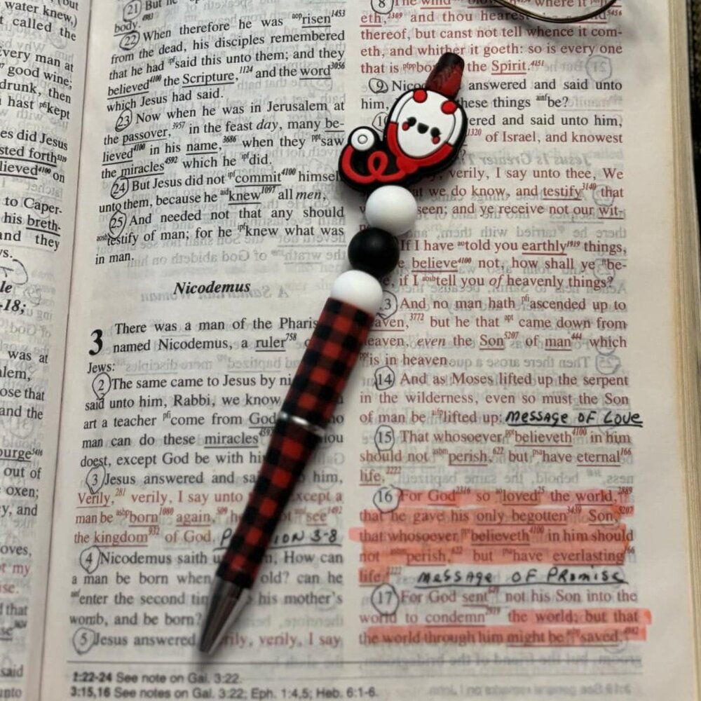 Beadable Pen "Stethoscope/Medical/Nursing" #46